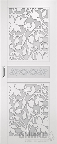 Перегородка Оникс №1 эмаль белая, Р-№6, сатинат белый