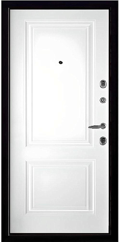 Панель внутренняя 16 мм Богемия, эмаль белая, Эмаль