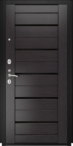 Панель внутренняя Bomond 16 мм СБ-1 (лакобель), Венге стекло черное, Экошпон