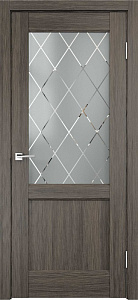 Недавно просмотренные - Дверь VellDoris экошпон Classico 3 2V дуб серый, стекло ромб