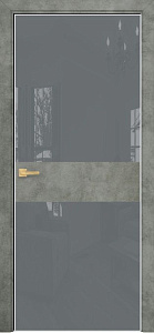 Недавно просмотренные - Дверь Оникс Соло 2 бетон светлый, глухая, Lacobel RAL 7040