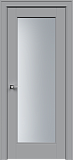 Дверь ДелтС эмаль серая, сатинат