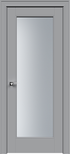 Дверь ДелтС эмаль серая, сатинат