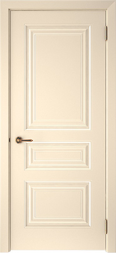 Дверь Текона Smalta 44 эмаль ваниль, глухая