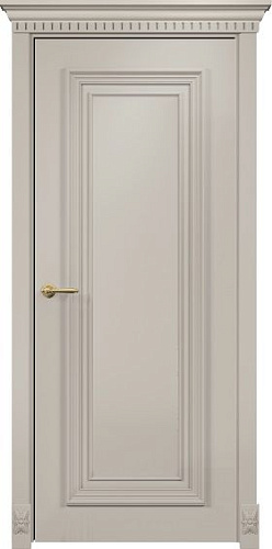 Дверь Оникс Мадрид 1 эмаль латте, глухая