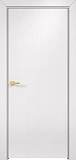 Дверь Оникс Гладкая PVC белый ясень, глухая