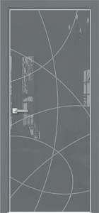 Недавно просмотренные - Дверь Оникс Арт, лакобель серый RAL 7040, пескоструй №6