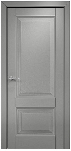 Дверь Оникс Тоскана 2 эмаль RAL 7036, глухая