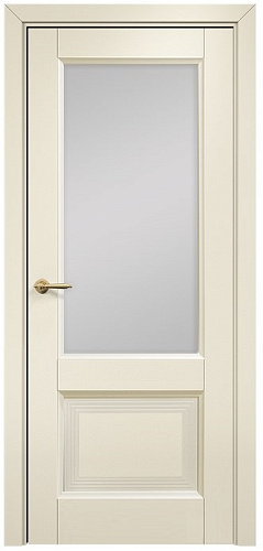 Дверь Оникс Тоскана 2 эмаль слоновая кость, сатинат белый