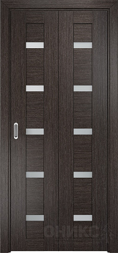 Дверь-книжка Оникс Тектон 5 абрикос, сатинат белый