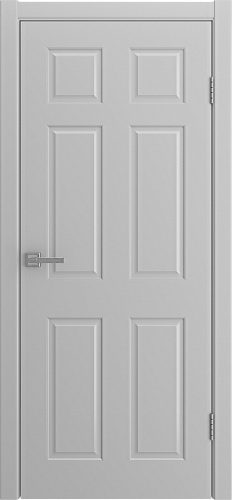 Дверь Barselona эмаль светло-серая, глухая