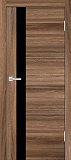 Дверь V Next экошпон Лестер-2 американский орех, лакобель черный