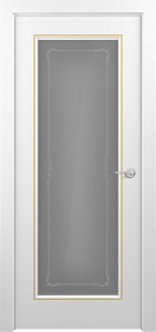 Недавно просмотренные - Дверь Z Neapol Т1 decor эмаль White patina Gold, сатинат
