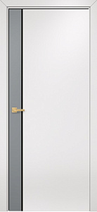 Недавно просмотренные - Дверь Оникс Дуо эмаль RAL 7040/эмаль белая, триплекс черный