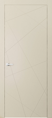 Дверь Гео эмаль RAL 9001, глухая