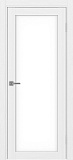 Дверь Эко 501.2 белый лед, lacobel белый