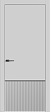 Дверь Лайн9М эмаль RAL 7047, глухая