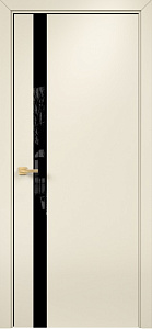 Недавно просмотренные - Дверь Оникс Верона 1 эмаль слоновая кость, триплекс черный
