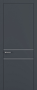 Недавно просмотренные - Дверь Z K16 полипропилен  графит премьер, молдинг серебро, глухая
