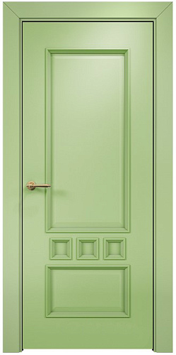 Дверь Оникс Амстердам эмаль фисташковая, глухая