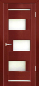 Недавно просмотренные - Дверь Юркас массив ольхи Модена махагон, стекло матовое
