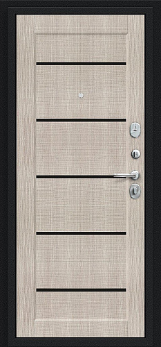 Дверь Борн Букле черное/Cappuccino Veralinga