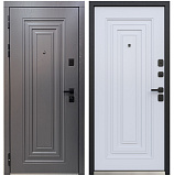 Входная дверь Матадор MXК-1 альберо грей/панель, белая матовая