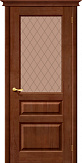 Схожие товары - Дверь Белорусские Двери М5 светлый лак, сатинато бронзовое художественное "Кристалл"