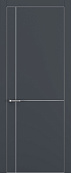 Схожие товары - Дверь Z K17 полипропилен  графит премьер, ALU кромка хром, молдинг серебро, глухая
