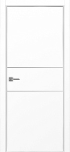 Недавно просмотренные - Дверь Эко 203 белый снежный молдинг SC, кромка AL хром SC с 4-х сторон, глухая