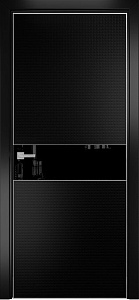 Недавно просмотренные - Дверь Оникс Вирджиния эмаль черная, глухая, стекло Lacobel RAL 9005