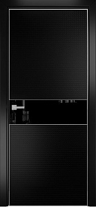Недавно просмотренные - Дверь Оникс Вирджиния эмаль черная, глухая, стекло Lacobel RAL 9005