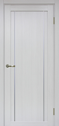 Дверь Эко 522.111 АПП ясень серебристый молдинг SC, глухая