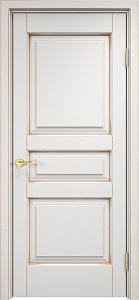 Недавно просмотренные - Дверь ПМЦ массив ольхи ОЛ5 белый грунт с патиной золото, глухая
