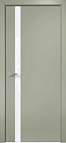 Дверь Оникс Верона 1 эмаль RAL 7038, триплекс белый