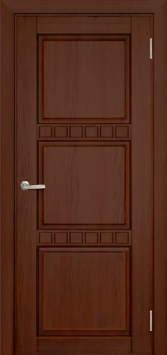 Дверь Берест массив сосны Браво груша, фреза кубик, глухая