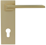 Межкомнатная ручка Porta Di Parma Italia 2206.07.CYL, матовое золото под цилиндр