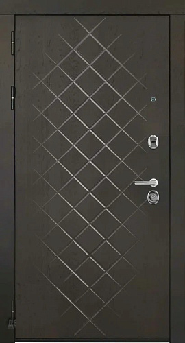 Входная дверь Президент Люкс, горький шоколад/панель на выбор