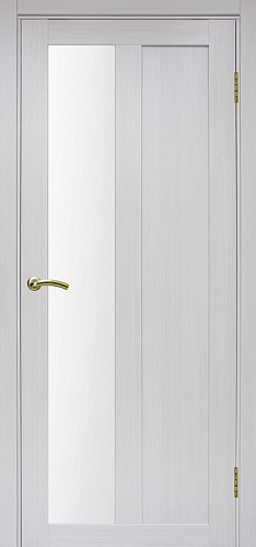 Дверь Эко 521.21 ясень серебристый, сатинат
