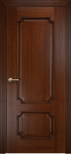 Дверь Оникс Палермо красное дерево с черной патиной, глухая