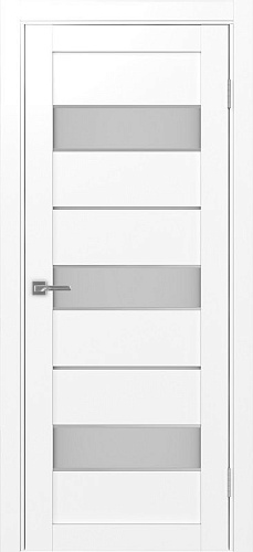 Дверь Эко 526.122 АПС белый снежный молдинг SC, сатинат