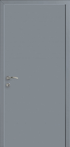 Дверь гладкая влагостойкая композитная Капель моноколор RAL 7046