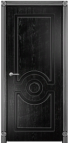 Недавно просмотренные - Дверь Оникс Рада фрезерованная эмаль черная патина серебро, глухая