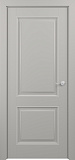 Дверь Z Venecia Т2 эмаль серая patina Silver, глухая