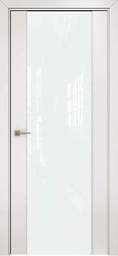 Дверь Оникс Престиж CPL белый, триплекс белый