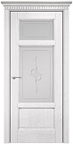 Схожие товары - Дверь Оникс Италия 4 эмаль белая патина серебро, сатинат художественный Узор Эллипс