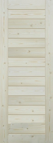 Дверь Интерьер Уют массив сосны ДГ-ПН, сорт "А", филенка 40 мм глухая