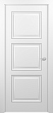 Дверь Z Grand Т2 эмаль белая patina Silver, глухая