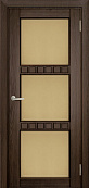 Схожие товары - Дверь Берест массив сосны Браво кофе, фреза кубик, стекло бронза