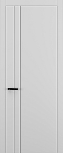 Недавно просмотренные - Дверь Z K15 полипропилен серый, молдинг черный, глухая